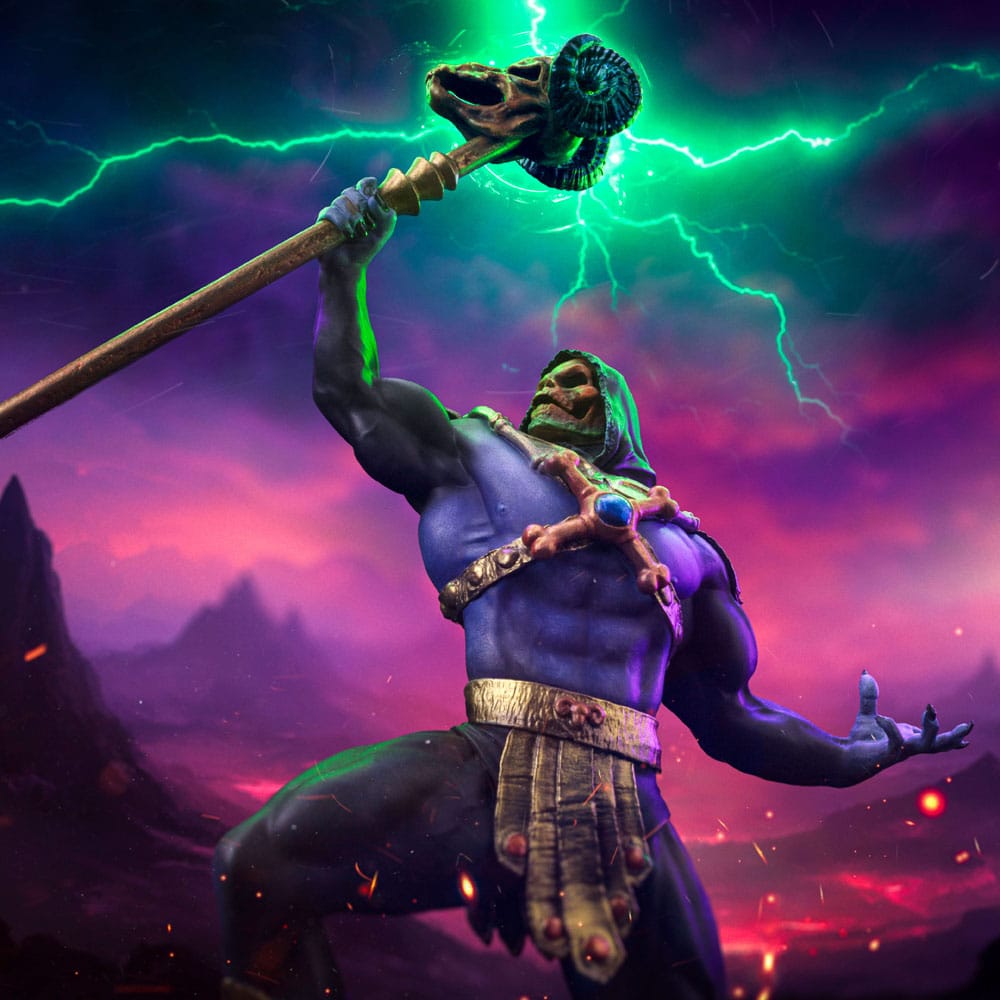 Masters of the Universe Art Scale Figur 1/10 Skeletor Disco Ver. 28 cm heo exklusiv