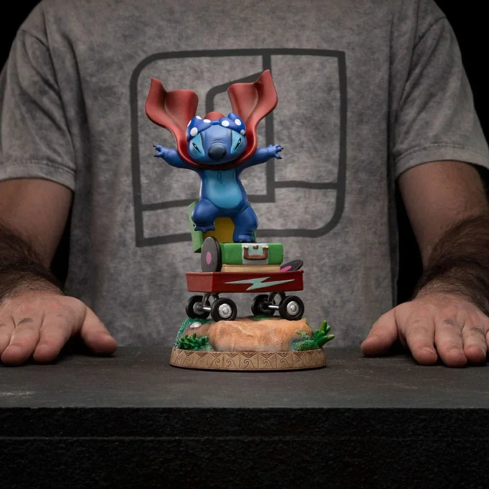 Lilo & Stitch Art Scale Figur 1/10 Stitch Laundry 19 cm Iron Studios