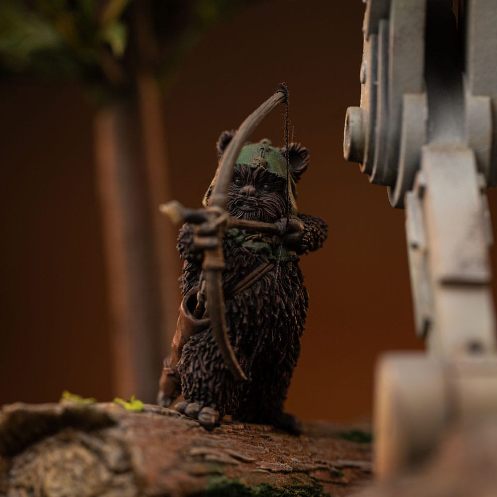 Star Wars Demi Art Scale Figur 1/20 AT-ST och Chewbacca 53 cm