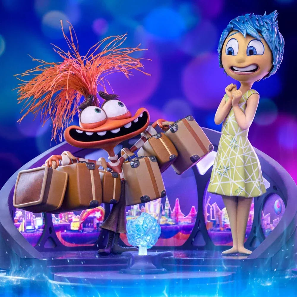 Inside Out 2 Deluxe Art Scale Figur 1/10 Joy and Anxiety 26 cm Iron Studios