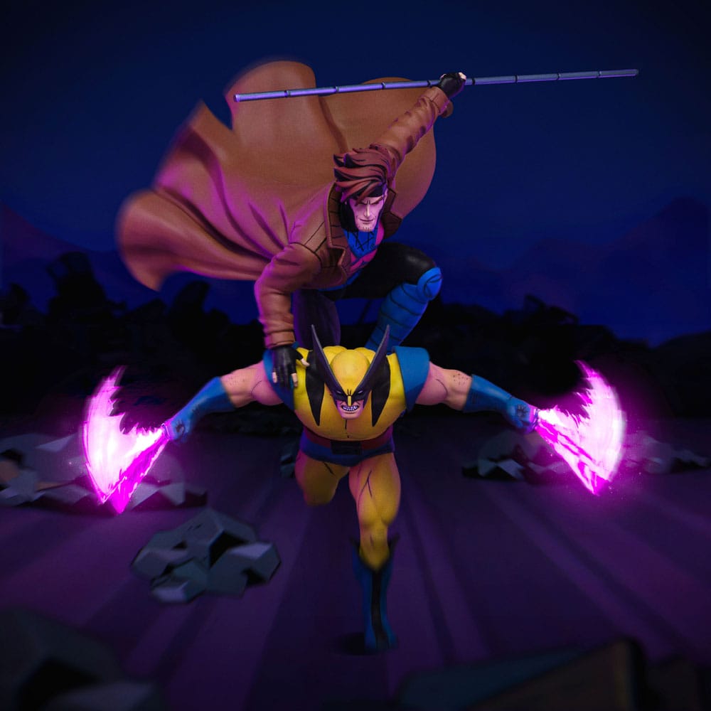 Marvel Deluxe Art Scale Figur 1/10 X-Men´97 Gambit & Wolverine 29 cm Iron Studios