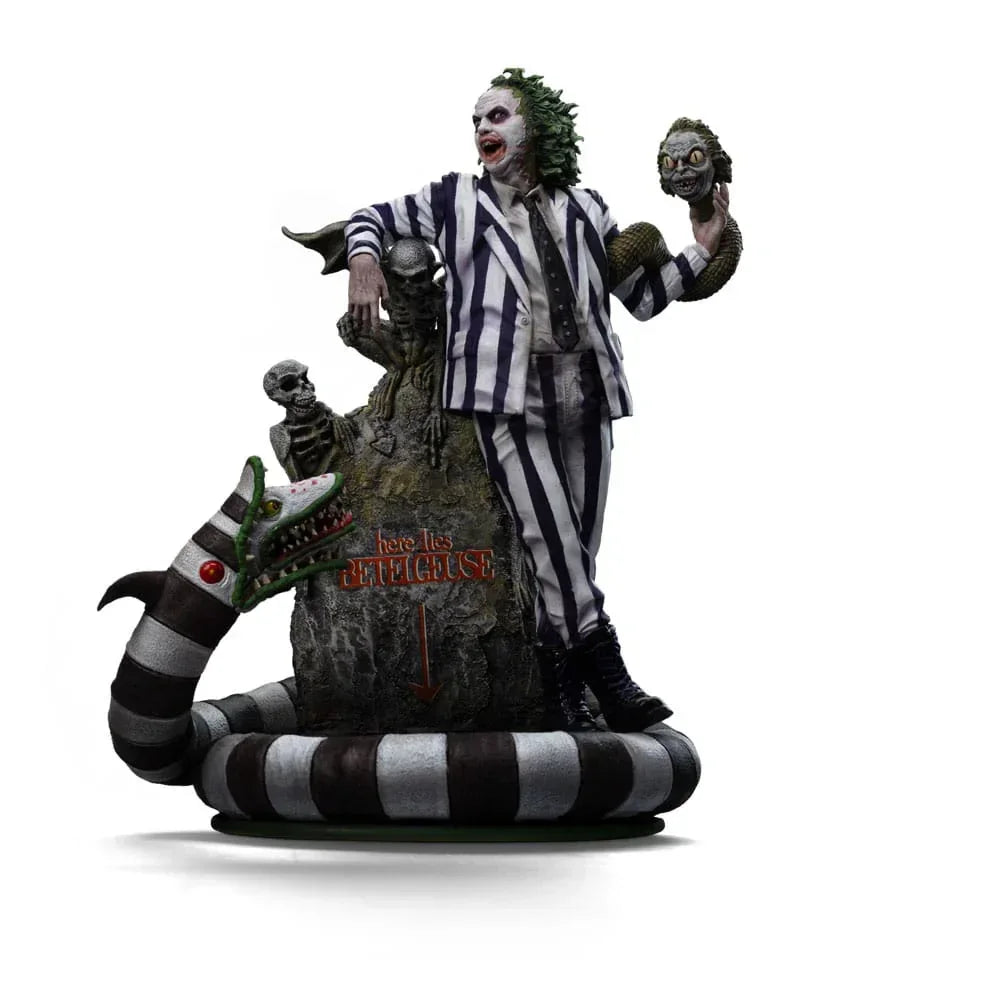 Beetlejuice Art Scale Figur 1/10 - Beetlejuice 19 cm Iron Studios