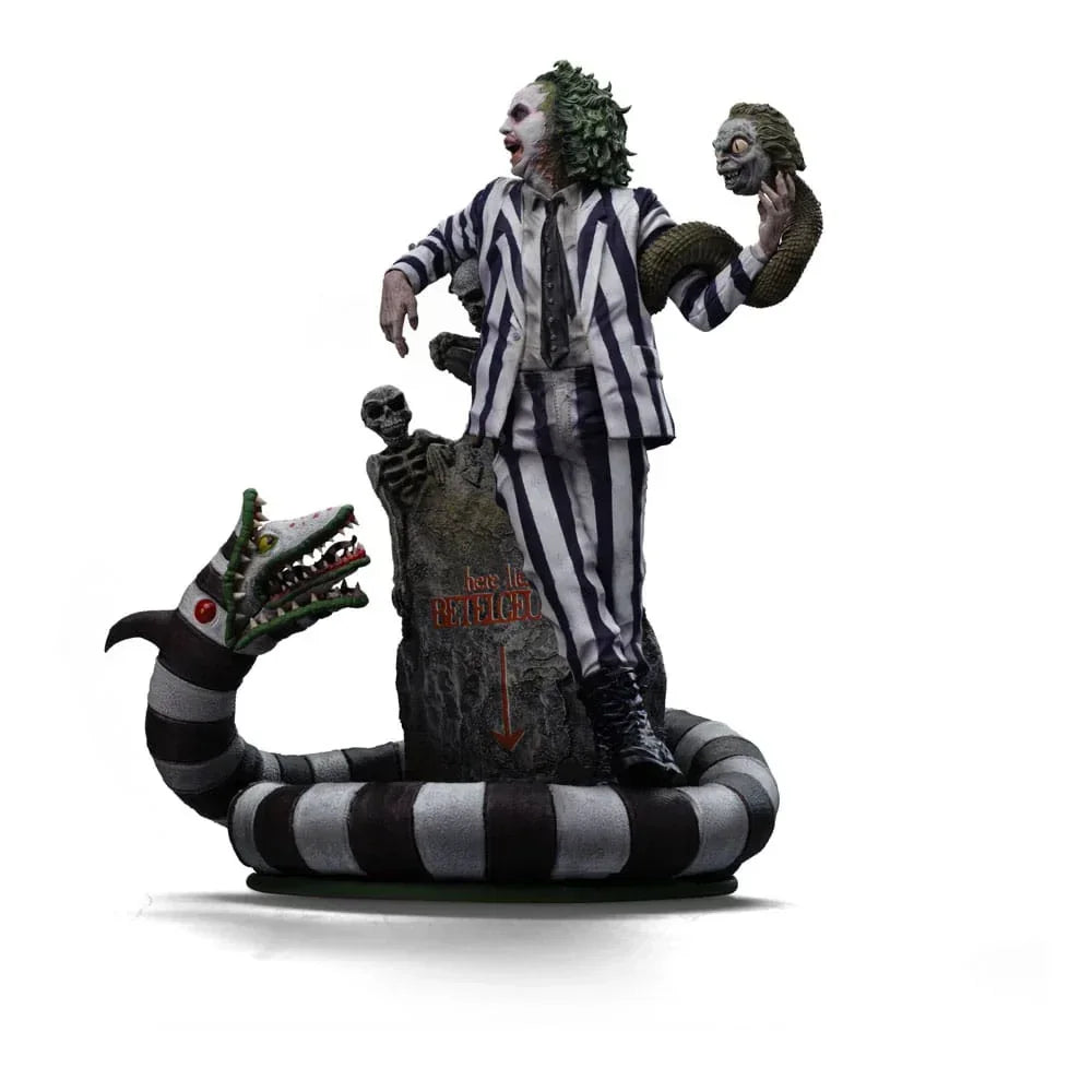 Beetlejuice Art Scale Figur 1/10 - Beetlejuice 19 cm Iron Studios