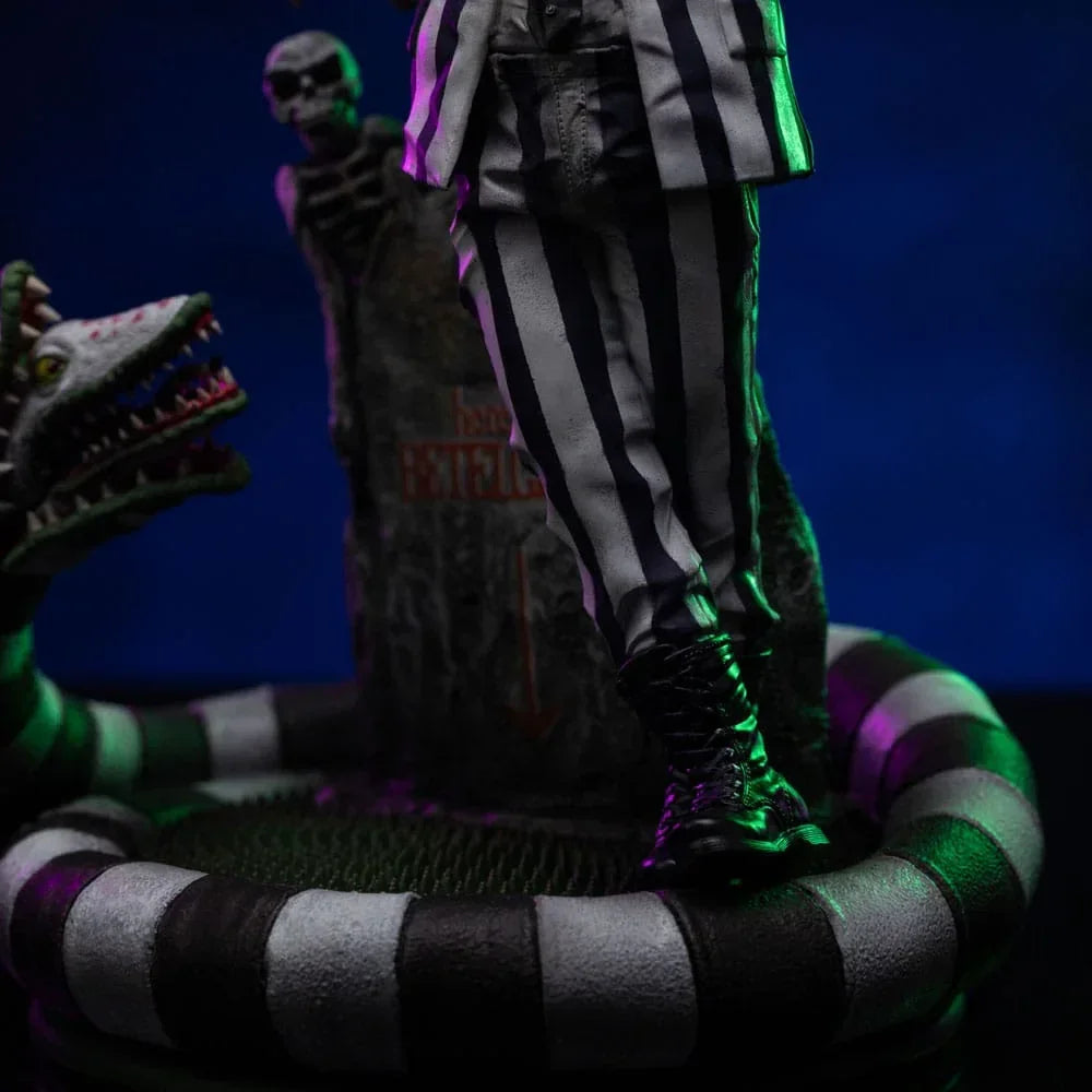 Beetlejuice Art Scale Figur 1/10 - Beetlejuice 19 cm Iron Studios