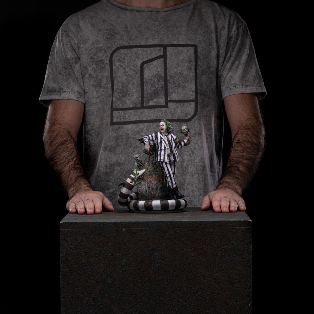 Beetlejuice Art Scale Figur 1/10 - Beetlejuice 19 cm Iron Studios