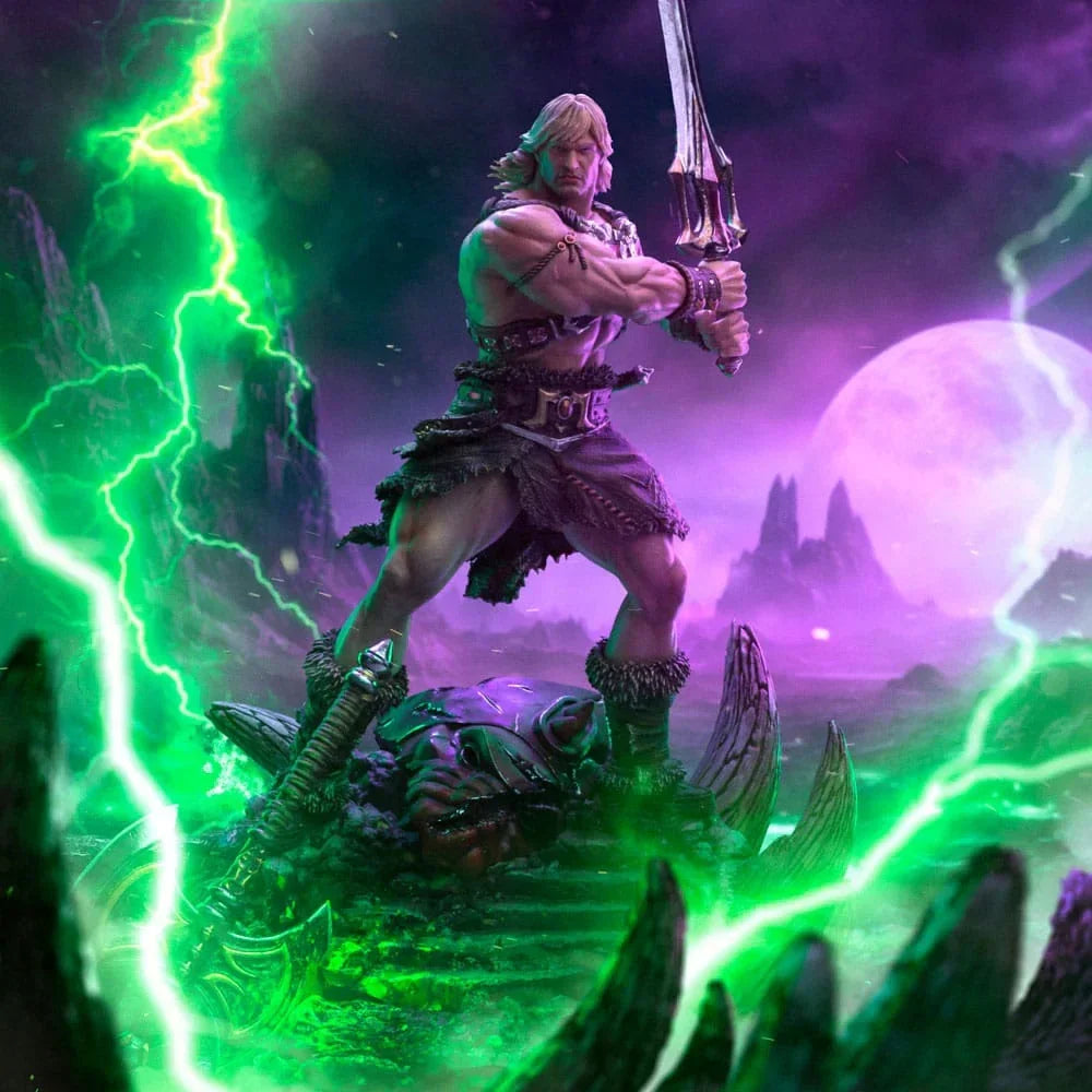 Masters of the Universe Deluxe Art Scale Figur 1/10 He-Man Unleashed 34 cm Iron Studios