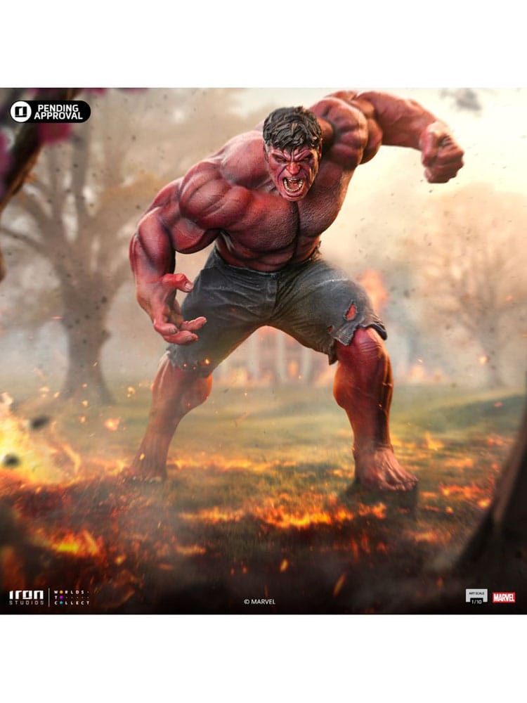 Marvel Art Scale Figur 1/10 Red Hulk 23 cm Iron Studios