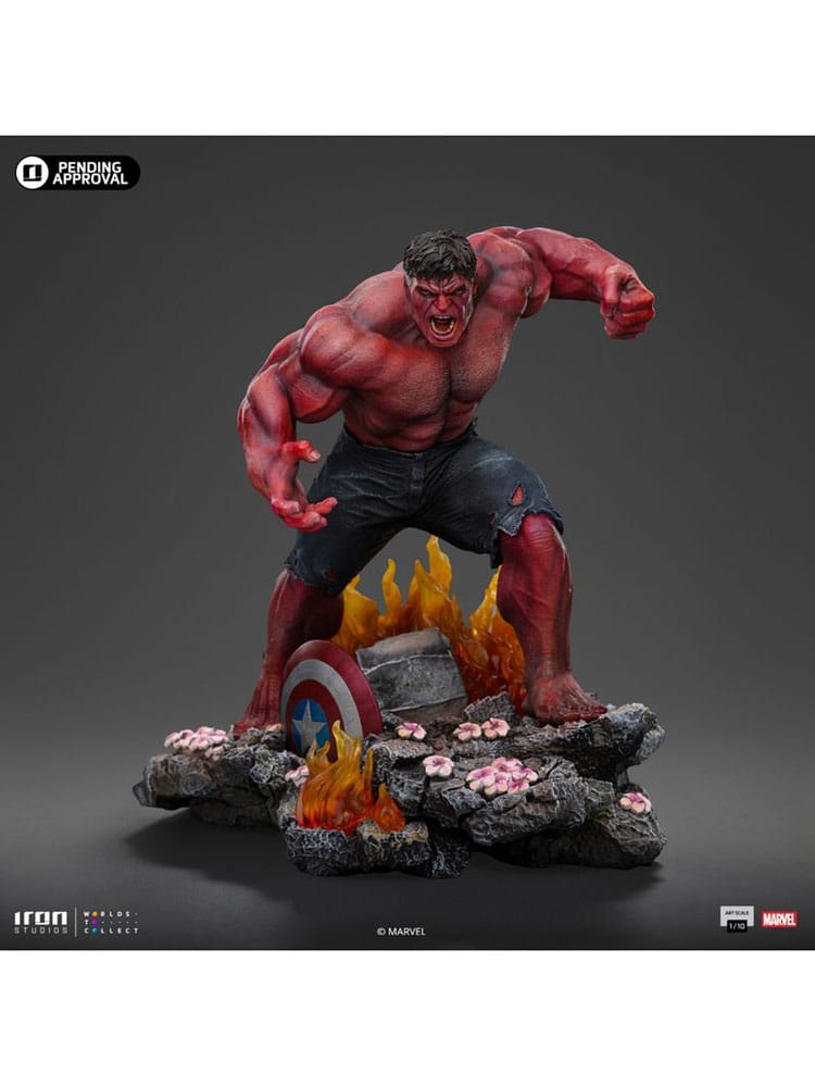 Marvel Art Scale Figur 1/10 Red Hulk 23 cm Iron Studios