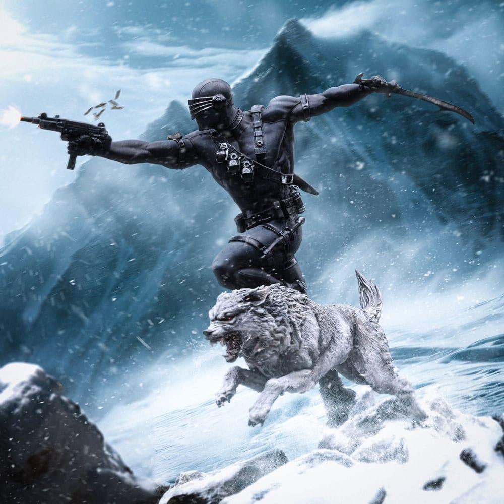 GI Joe Art Scale Figur 1/10 Snake Eyes 23 cm - Officiellt Licensierad Iron Studios