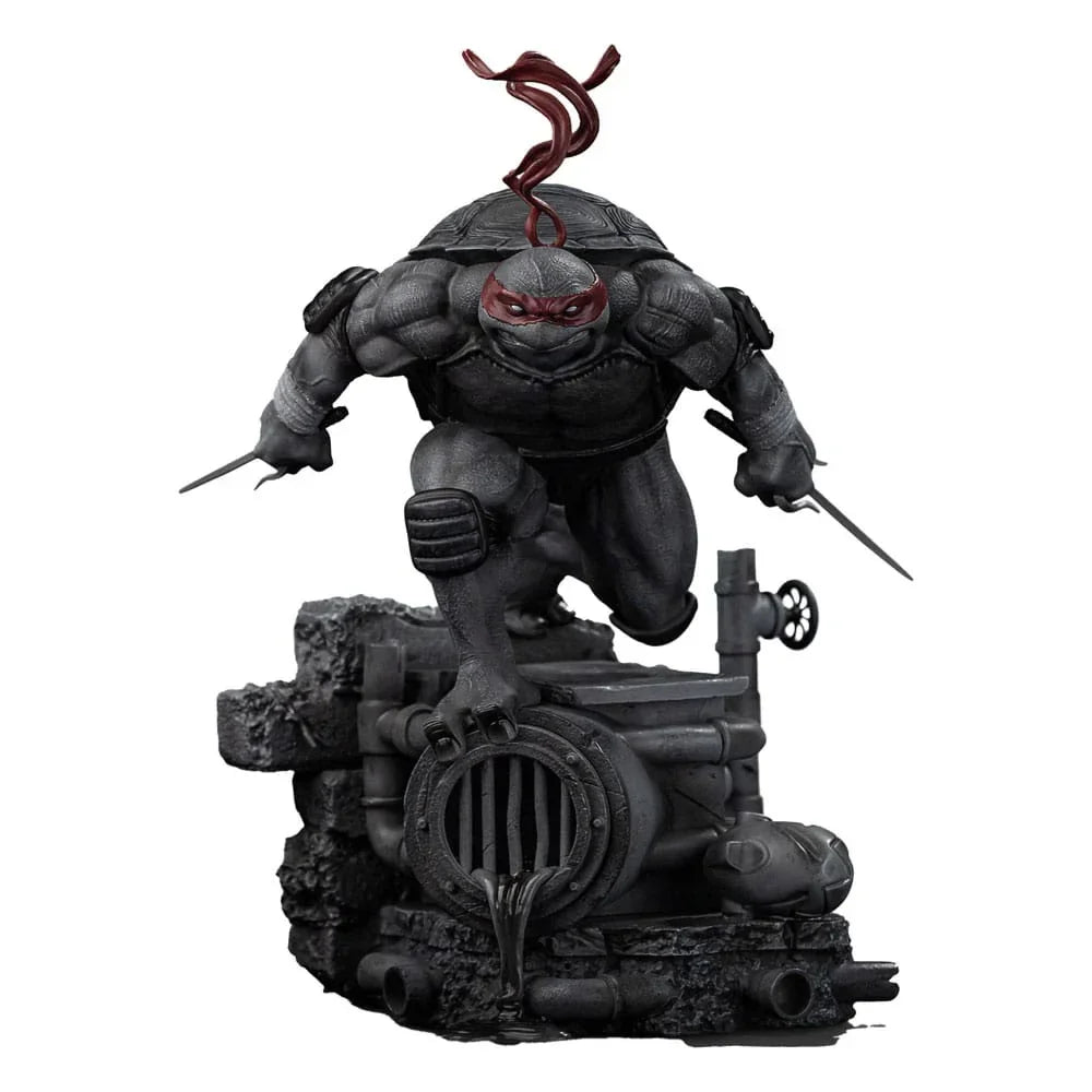 Teenage Mutant Ninja Turtles Art Scale Figur 1/10 Raphael Black and White Variant 26 cm - Hero Exclusive Iron Studios