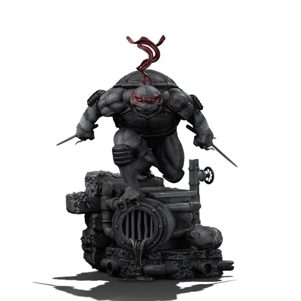 Teenage Mutant Ninja Turtles Art Scale Figur 1/10 Raphael Black and White Variant 26 cm - Hero Exclusive Iron Studios