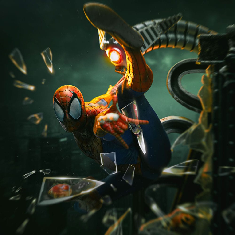 Spider-Man Art Scale Figur 1/10 - 10-årsjubileum 29 cm Iron Studios