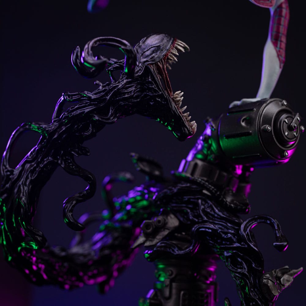 Spider-Man vs Villains Art Scale Figur 1/10 Ghost Spider Diorama 34 cm Iron Studios