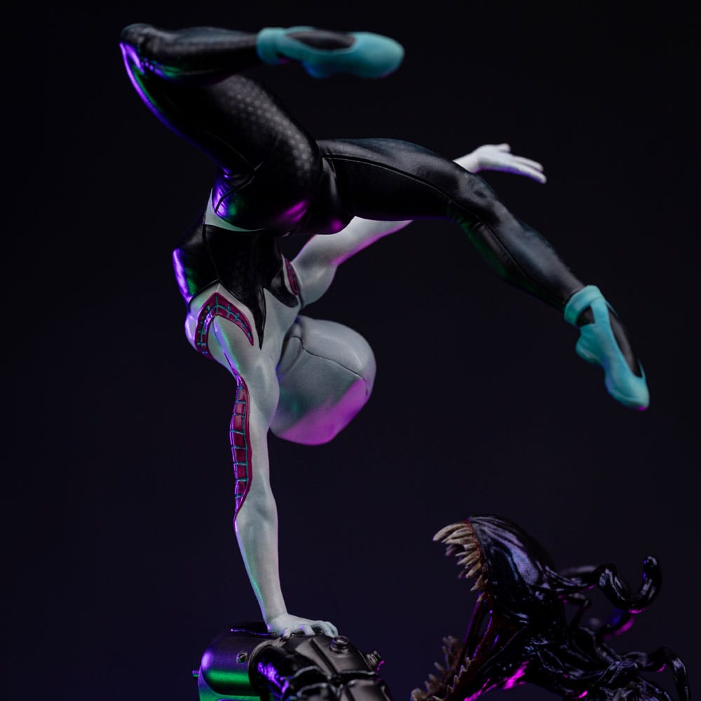 Spider-Man vs Villains Art Scale Figur 1/10 Ghost Spider Diorama 34 cm Iron Studios
