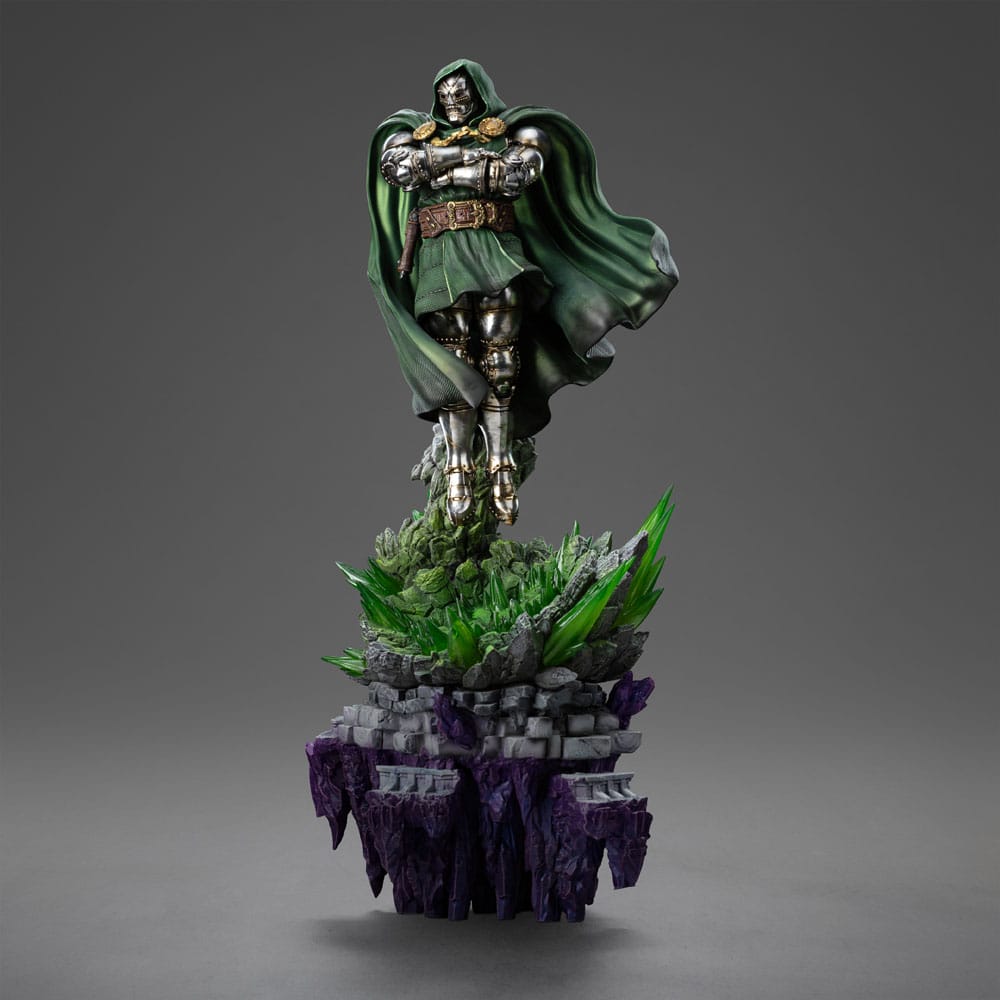 The Infinity Gauntlet Marvel Legends Diorama Figur 1/10 Doctor Doom Deluxe Edition 42 cm Iron Studios