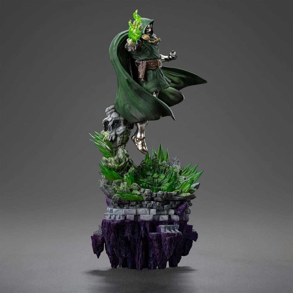 The Infinity Gauntlet Marvel Legends Diorama Figur 1/10 Doctor Doom Deluxe Edition 42 cm Iron Studios