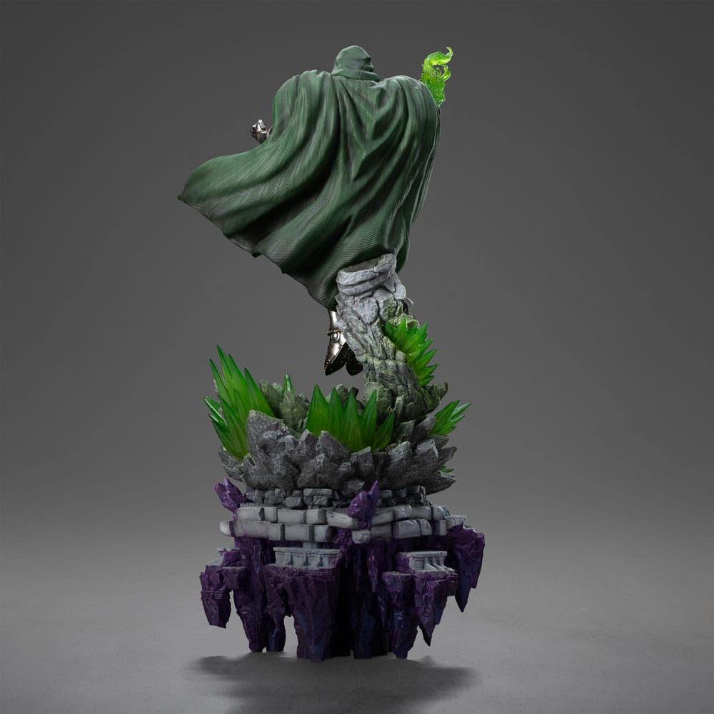 The Infinity Gauntlet Marvel Legends Diorama Figur 1/10 Doctor Doom Deluxe Edition 42 cm Iron Studios