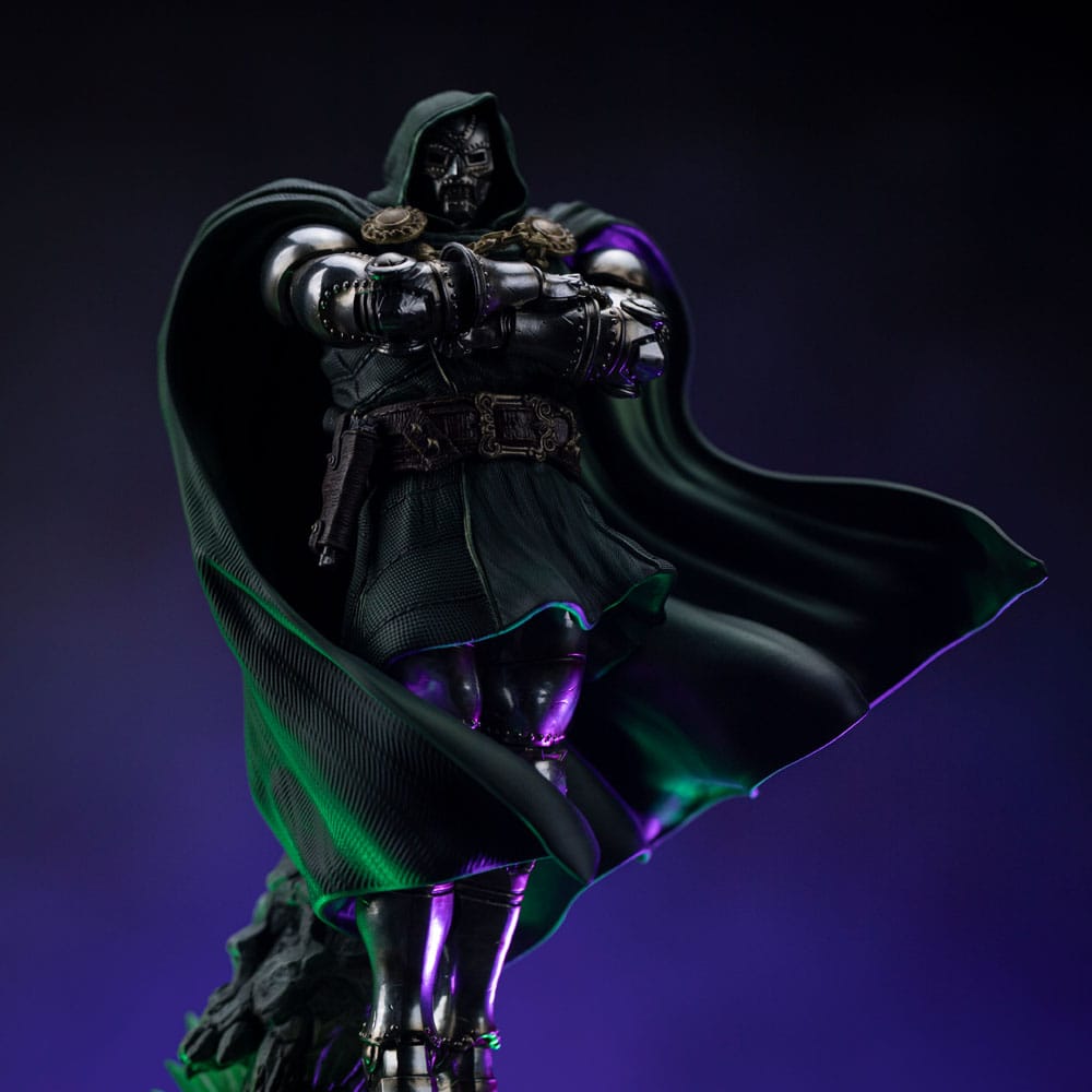 The Infinity Gauntlet Marvel Legends Diorama Figur 1/10 Doctor Doom Deluxe Edition 42 cm Iron Studios