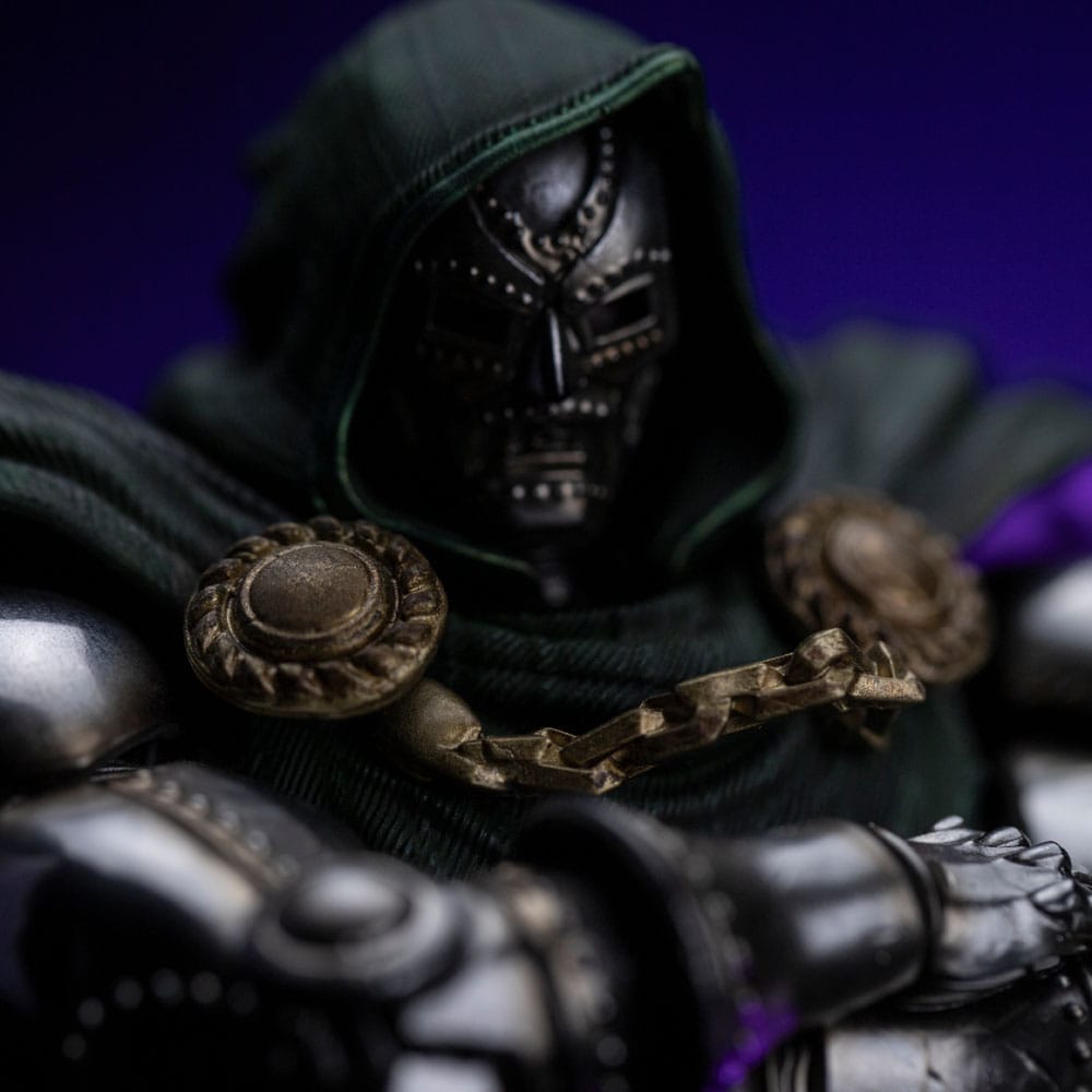 The Infinity Gauntlet Marvel Legends Diorama Figur 1/10 Doctor Doom Deluxe Edition 42 cm Iron Studios