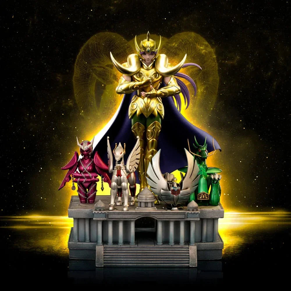 Saint Seiya Art Scale Figur 1/10 Aries Mu Deluxe 27 cm Iron Studios