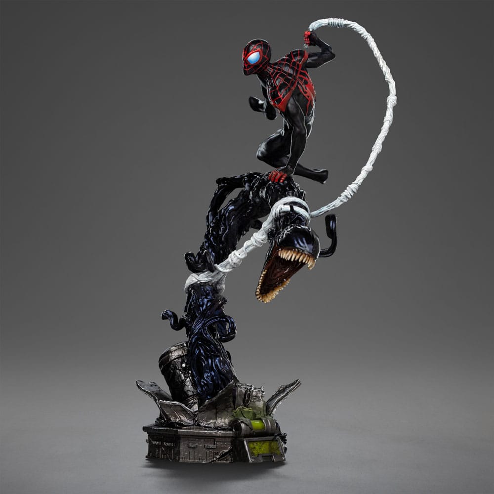 Spider-Man vs. Villains Diorama BDS Art Scale Figur 1/10 Miles Morales 32 cm Iron Studios