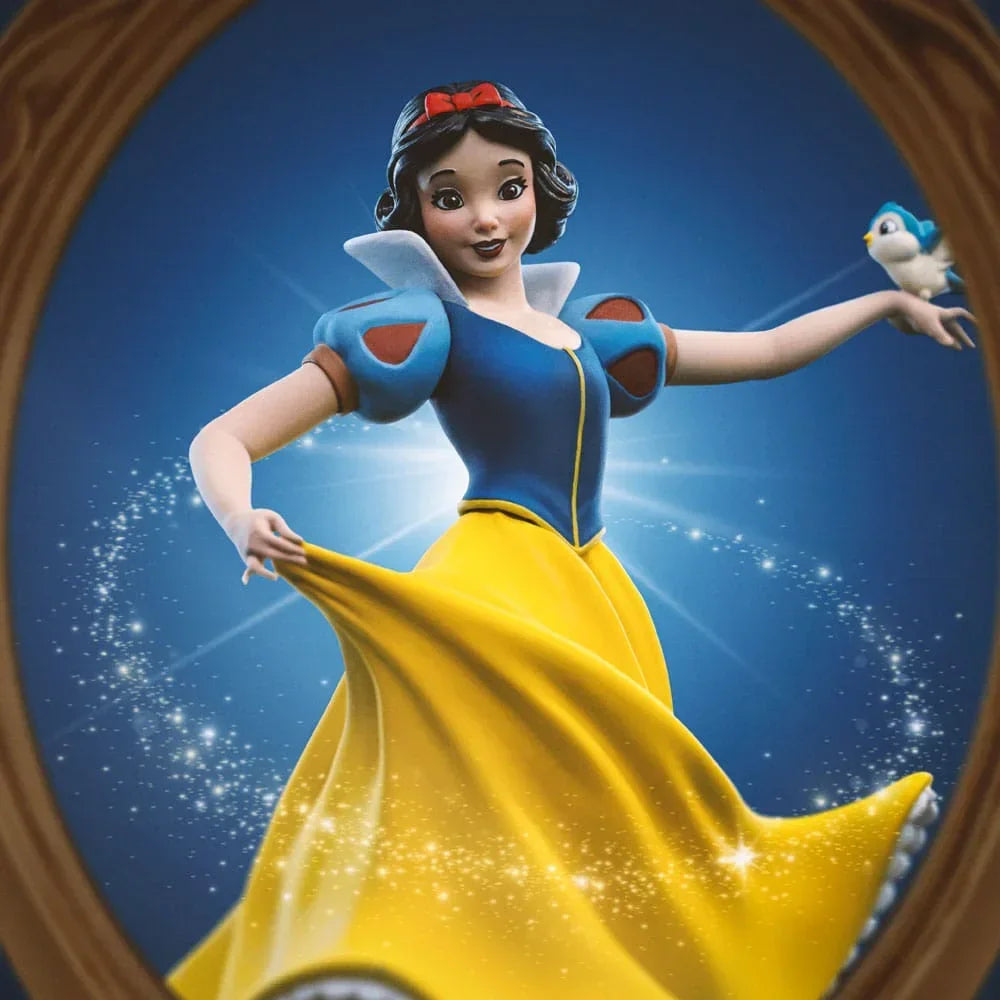 Snow White och de Sju Dvärgarna Art Scale Figur 1/10 - Snövit och Dopey 21 cm Iron Studios