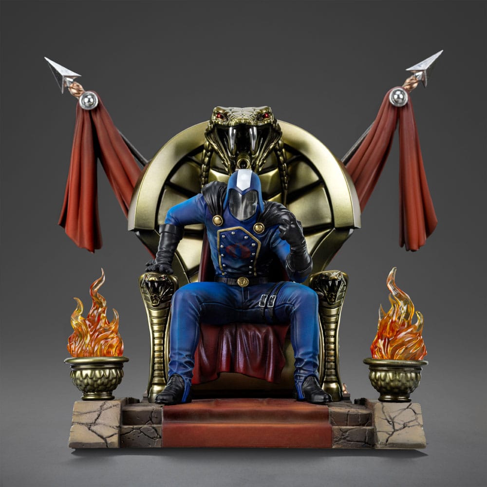GI Joe Art Scale Figur 1/10 Cobra Commander 25 cm – Officiellt Licensierad Samlarfigur Iron Studios