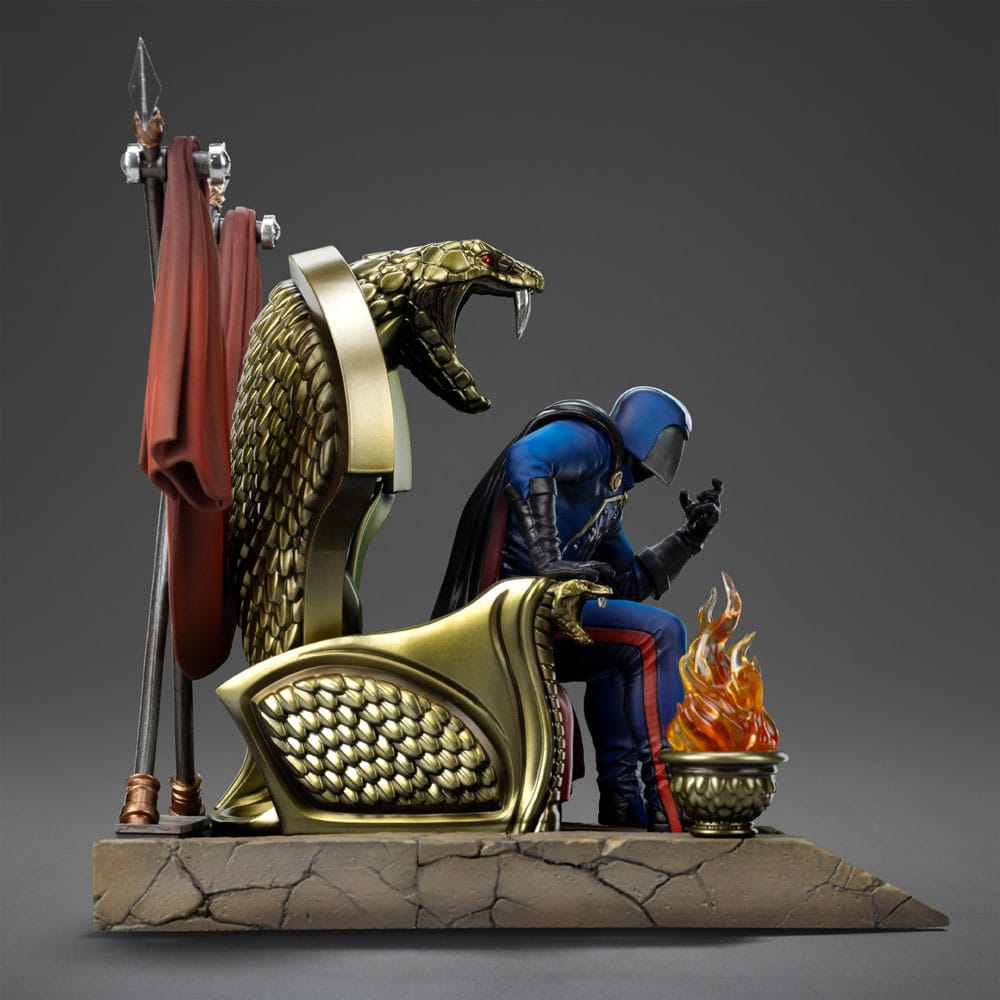 GI Joe Art Scale Figur 1/10 Cobra Commander 25 cm – Officiellt Licensierad Samlarfigur Iron Studios