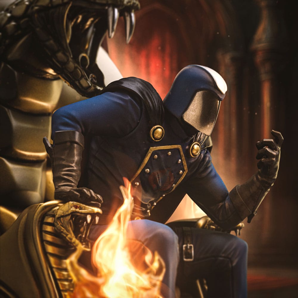 GI Joe Art Scale Figur 1/10 Cobra Commander 25 cm – Officiellt Licensierad Samlarfigur Iron Studios