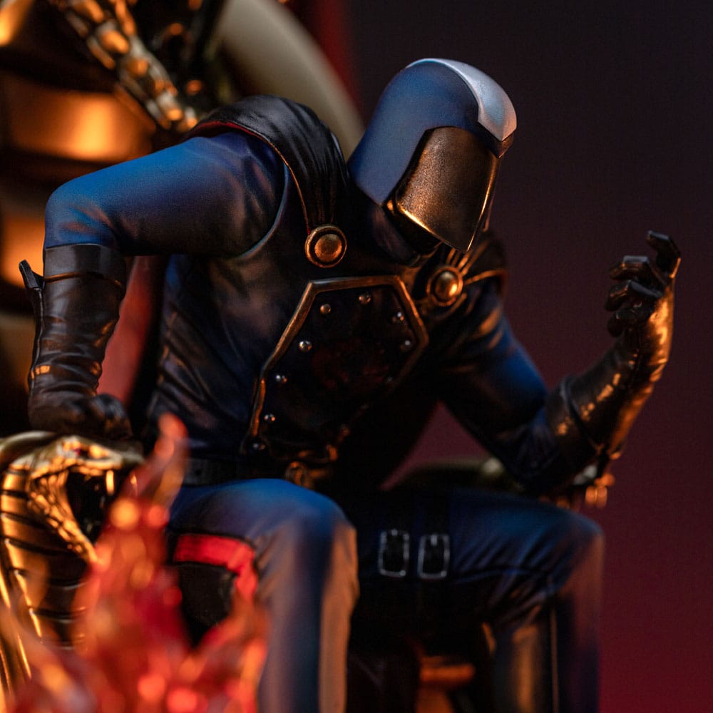 GI Joe Art Scale Figur 1/10 Cobra Commander 25 cm – Officiellt Licensierad Samlarfigur Iron Studios