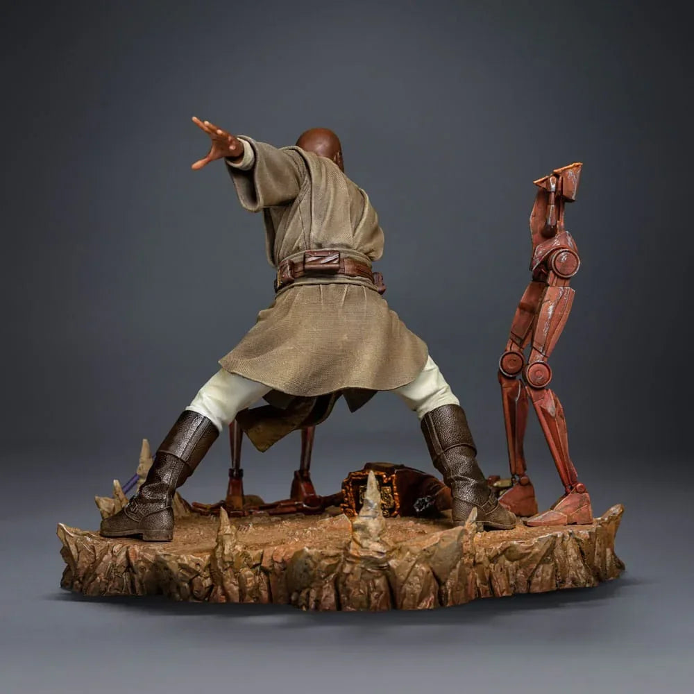 Star Wars Art Scale Figur 1/10 Mace Windu 18 cm Iron Studios