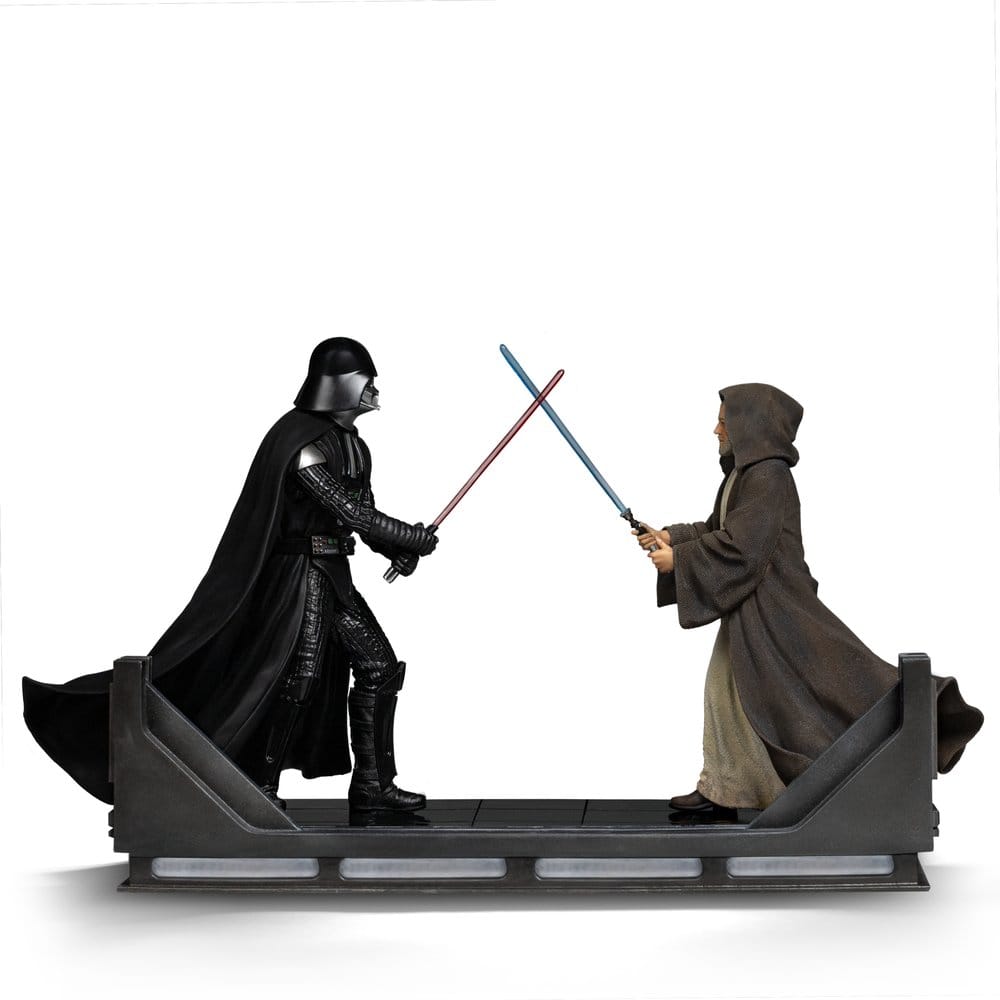 Star Wars Deluxe Art Scale Figur 1/10 Darth Vader Vs Obi-Wan Kenobi (CCXP Exclusive 2025) 24 cm Iron Studios