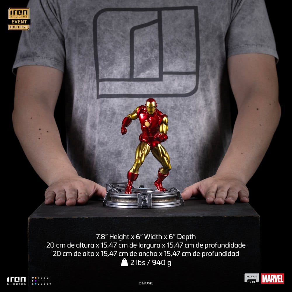 Marvel Art Scale Figur 1/10 Iron Man (CCXP Exclusive 2025) 20 cm Iron Studios