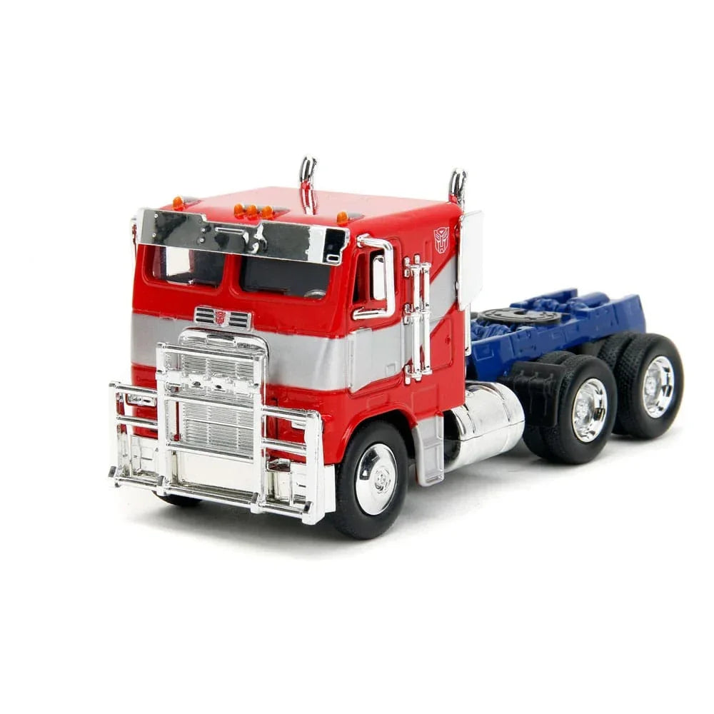 Transformers Diecast Modell 1/32 T7 Optimus Prime Lastbil Jada Toys
