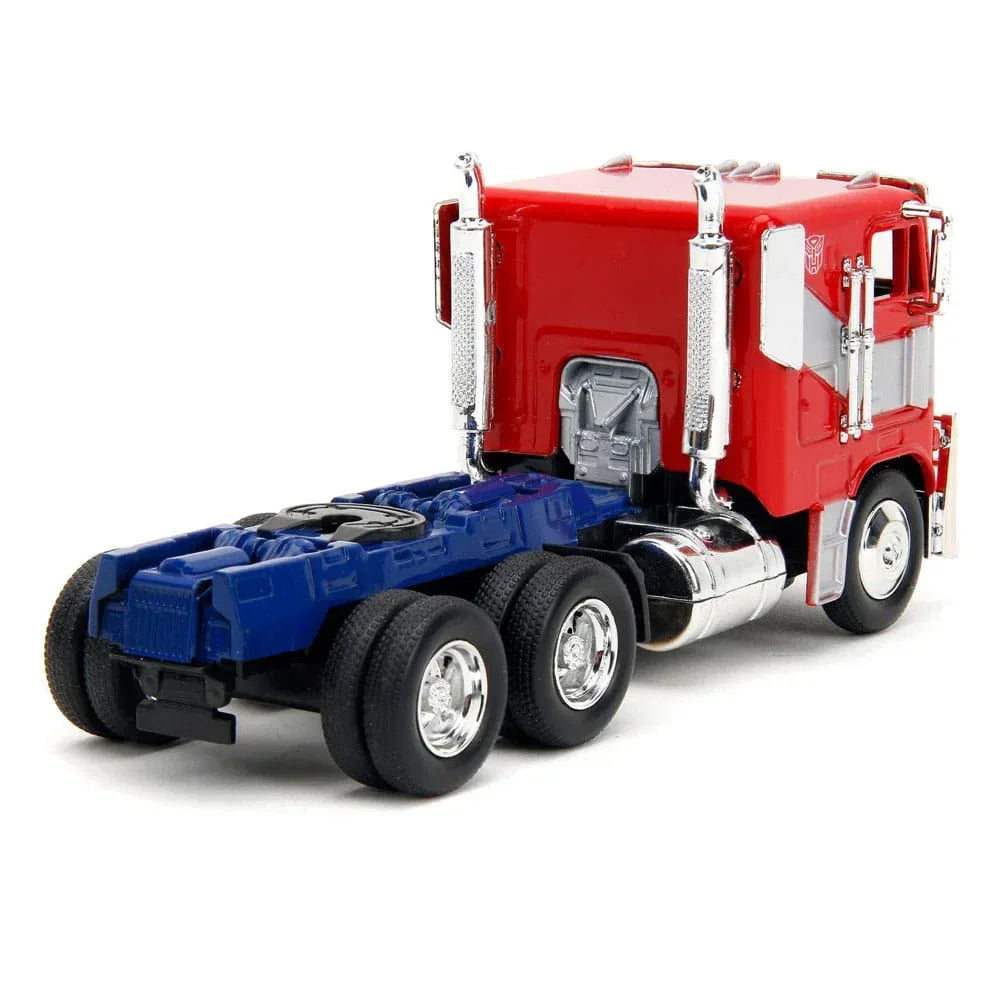 Transformers Diecast Modell 1/32 T7 Optimus Prime Lastbil Jada Toys