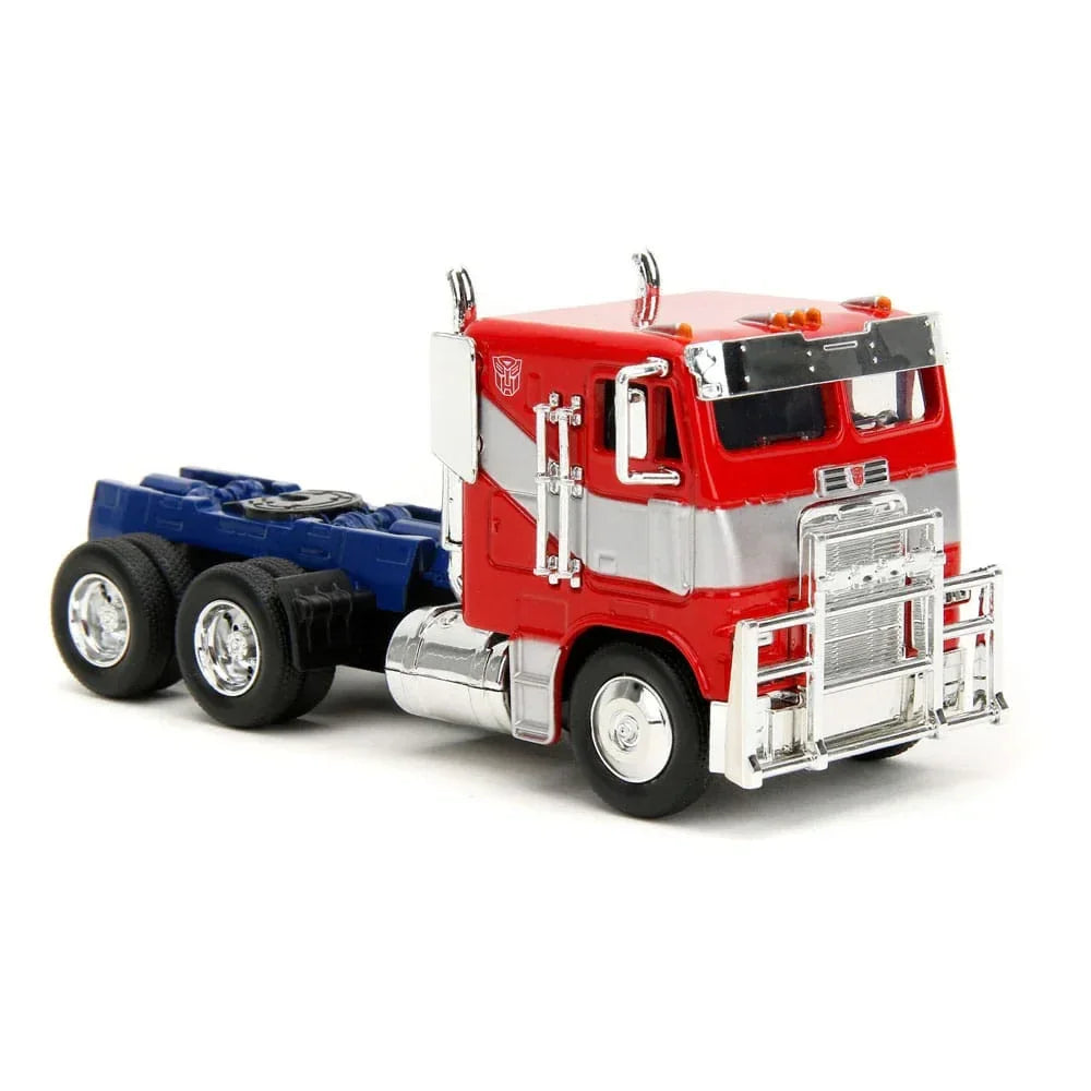 Transformers Diecast Modell 1/32 T7 Optimus Prime Lastbil Jada Toys