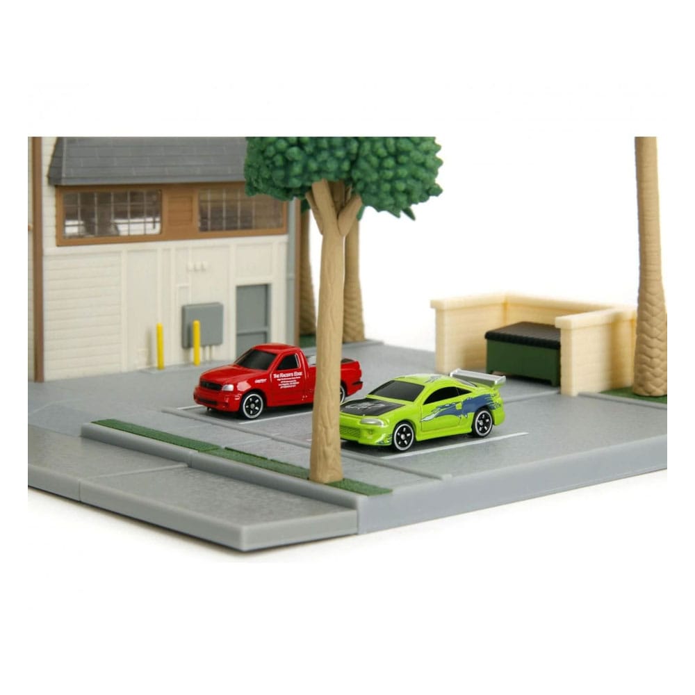 Fast & Furious Nano Metalfigs - Toretto´s Café Diorama Jada Toys
