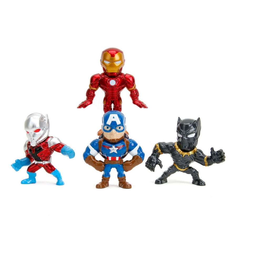 Avengers Nano Metalfigs Diecast Mini Figures 4-Pack 6 cm Jada Toys