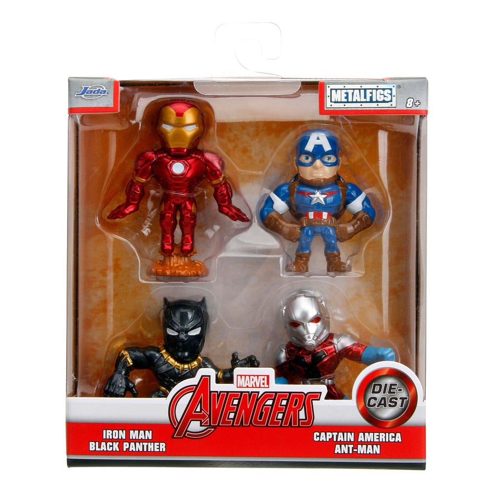 Avengers Nano Metalfigs Diecast Mini Figures 4-Pack 6 cm Jada Toys