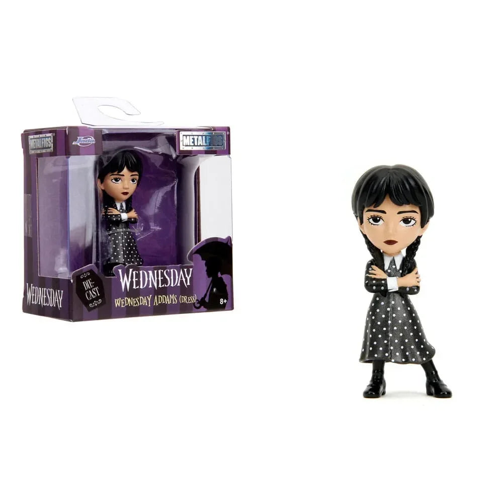 Wednesday Nano Metalfigs Diecast Mini Figures Wave 1 - 12 Pack Jada Toys