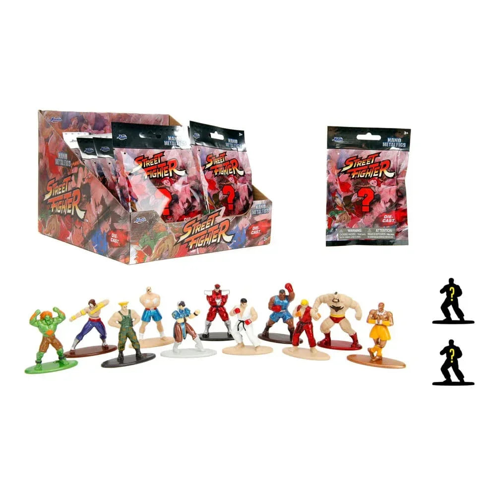 Street Fighter Nano Metalfigs Diecast Mini Figures 6 cm (24 pack) Jada Toys