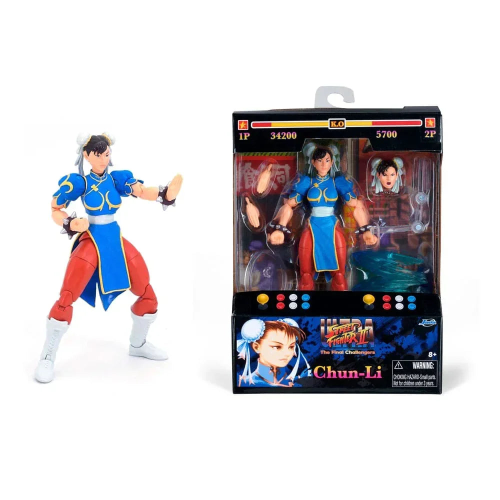Ultra Street Fighter II: The Final Challengers Actionfigur 1/12 Chun-Li 15 cm Jada Toys