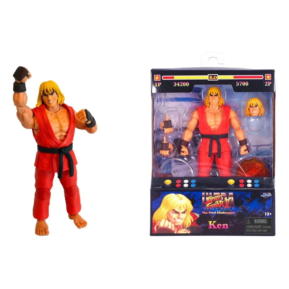 Ultra Street Fighter II: The Final Challengers Ken Actionfigur 1/12 Jada Toys