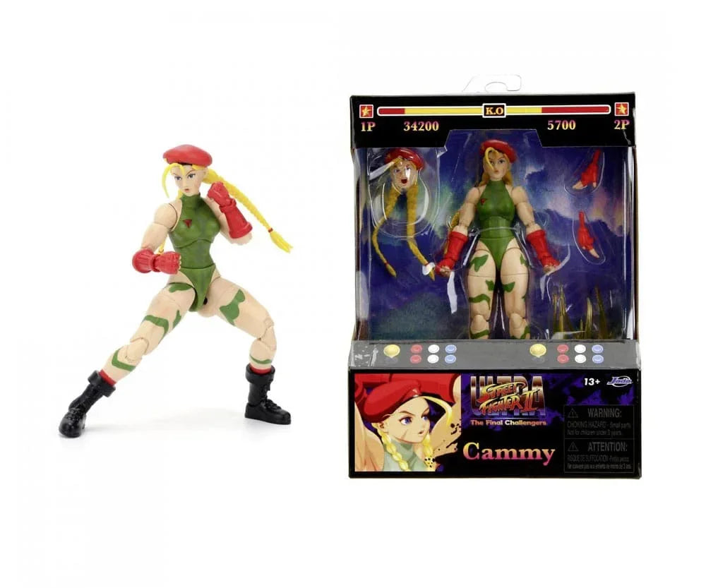 Ultra Street Fighter II: The Final Challengers Action Figure Cammy 1/12 15 cm Jada Toys