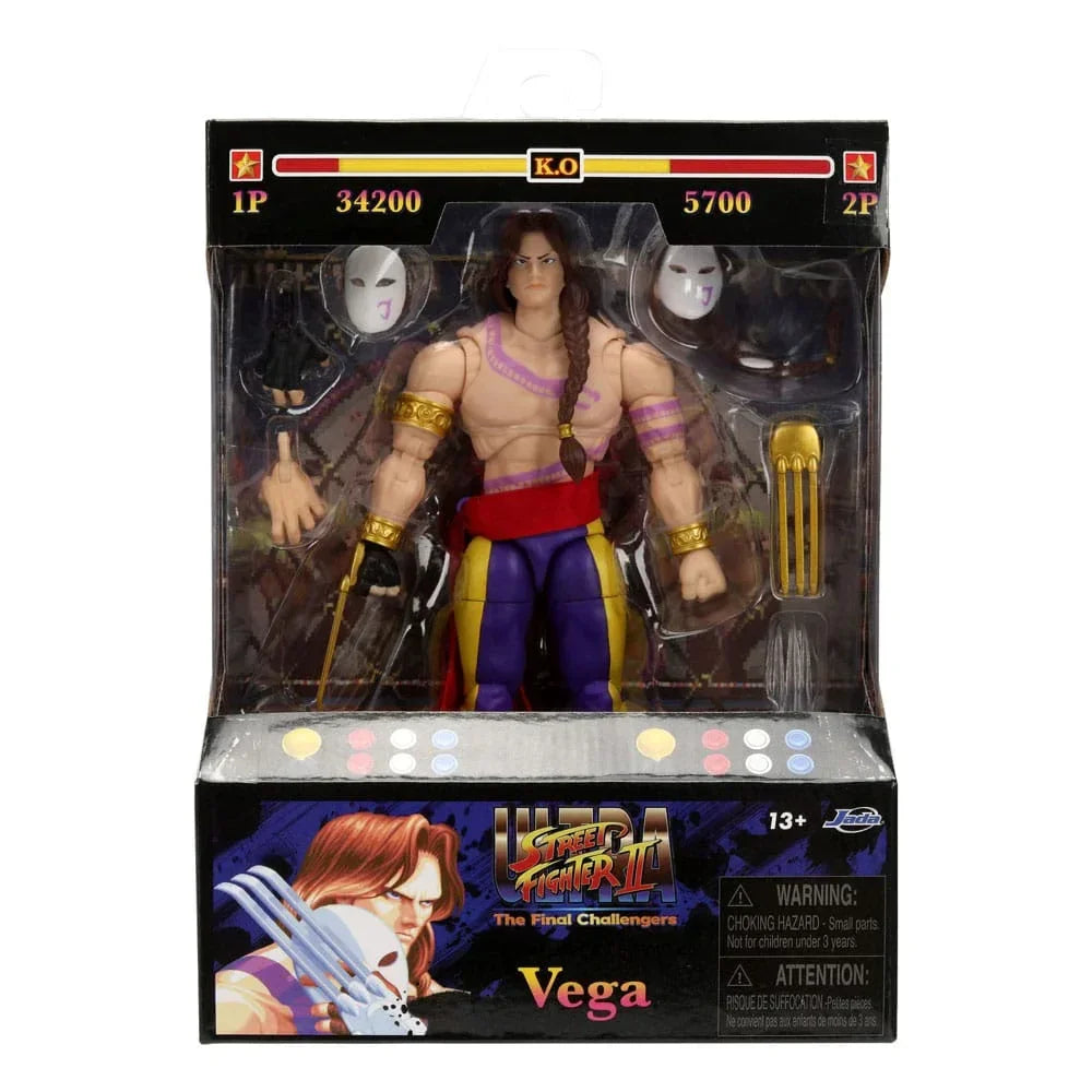 Ultra Street Fighter II: The Final Challengers Action Figur 1/12 Vega 15 cm Jada Toys