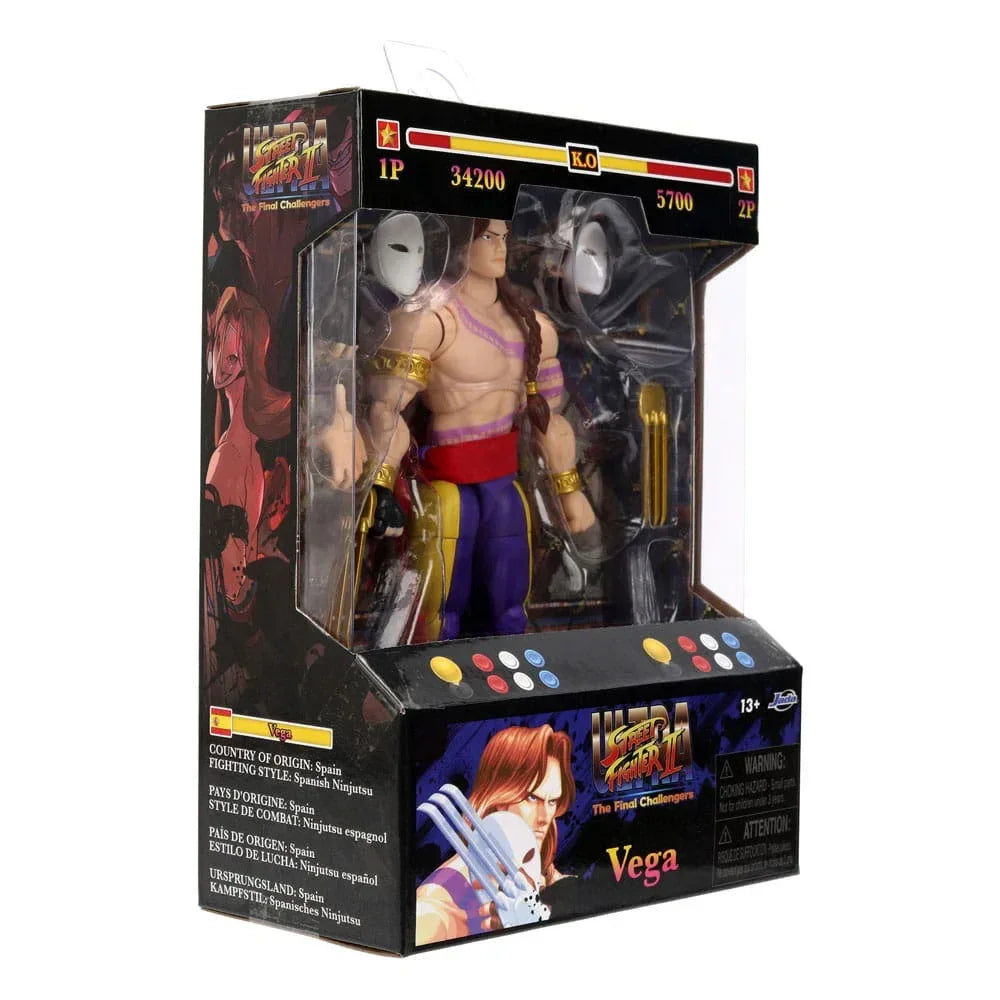 Ultra Street Fighter II: The Final Challengers Action Figur 1/12 Vega 15 cm Jada Toys