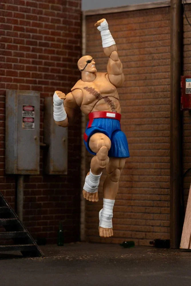 Ultra Street Fighter II: The Final Challengers Action Figur 1/12 Sagat 19 cm Jada Toys