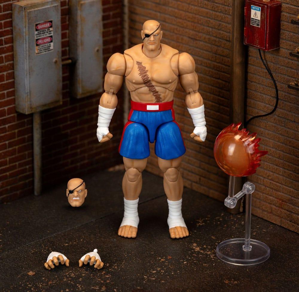 Ultra Street Fighter II: The Final Challengers Action Figur 1/12 Sagat 19 cm Jada Toys