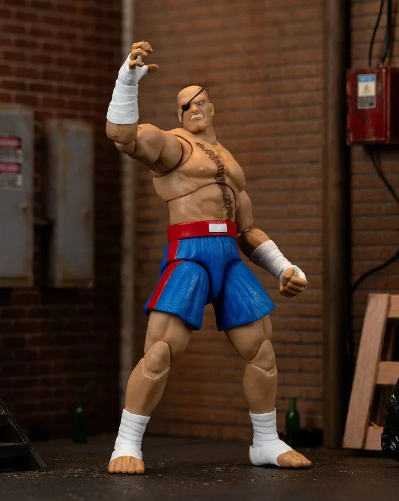 Ultra Street Fighter II: The Final Challengers Action Figur 1/12 Sagat 19 cm Jada Toys