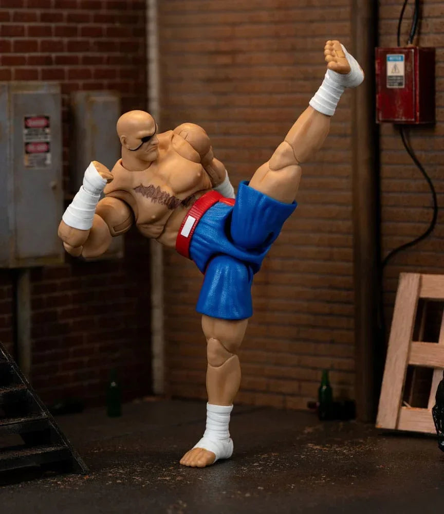 Ultra Street Fighter II: The Final Challengers Action Figur 1/12 Sagat 19 cm Jada Toys